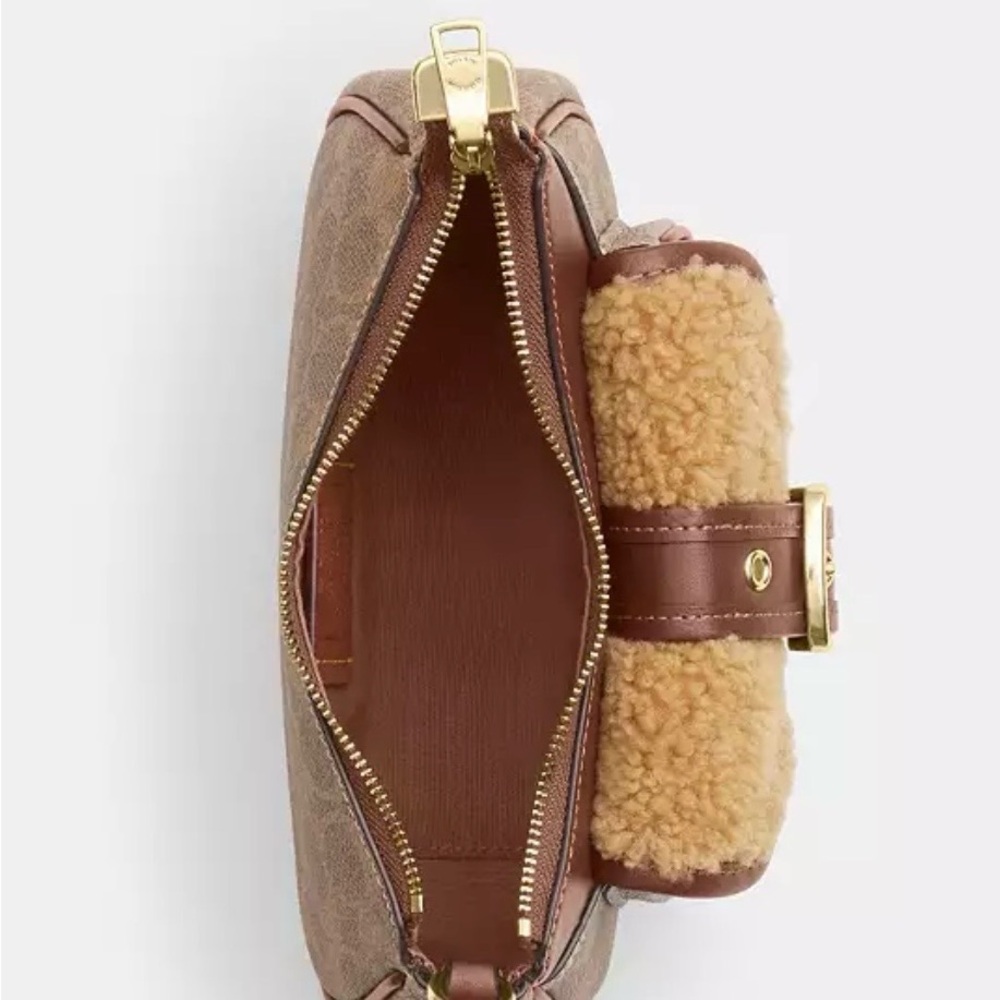 NWT Coach Ashton Mini Shoulder Bag in Signature Canvas - Picture 4 of 16